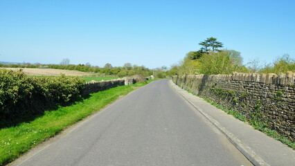 Country road in rural England