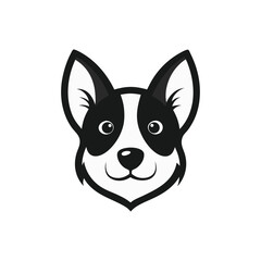 clip art, graphic, pet, silhouette, dog, logotype, illustration, isolated, white, animal, black, design, icon, symbol, vector, canino, puppy, signs, sticker, element, shape, background, artwork, borde