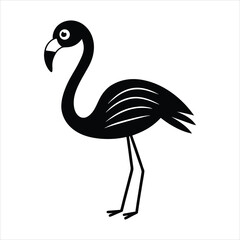 vector illustration of flamingo