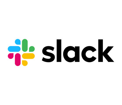 Slack logo icon. popular team messaging app slack