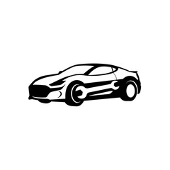 Obraz premium Sport Coupe Silhouette