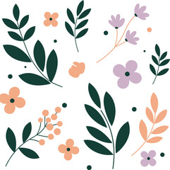 seamless pattern with leaves