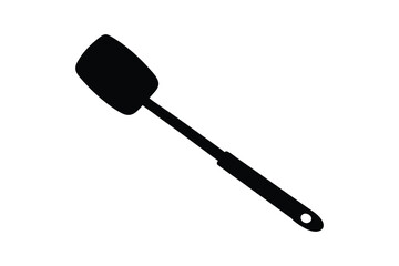 Silhouette art illustration of a silicone spatula.eps