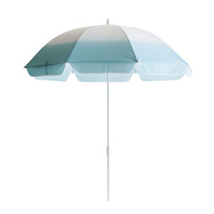 Elegant Compact Beach Umbrella with a Refined Minim Isolated on Transparent Background