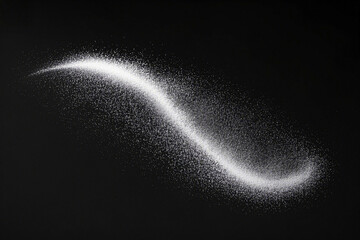 3D-rendered soft glowing dust particles forming abstract and ethereal shapes, isolated on PNG and transparent background. Perfect for magical effects, dreamy visuals, design overlays, and motion graph