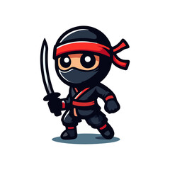Ninja Mascot vector esport mascot ninja avatar illustration ninja gaming logo ninja battle ninja character fantasy ninja fight ninja branding ninja combat ninja warrior ninja pose ninja chibi © VectifyStudio