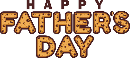 Happy Father's Day Typography, Vector Text Effects, perfect for greeting cards, t-shirts, and creative design projects.