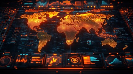 Global data network dashboard