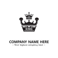 King logo company design vector illustration
