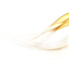 Elegant golden wave abstract background with smooth curves and dynamic lines for design and artistic projects