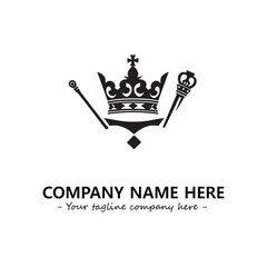 King logo company design vector illustration