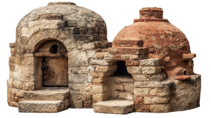 Ancient Brick Structures: A stunning image showcasing weathered brick structures. The architectural elements speak of a bygone era. Capture the history and cultural significance of the scene.