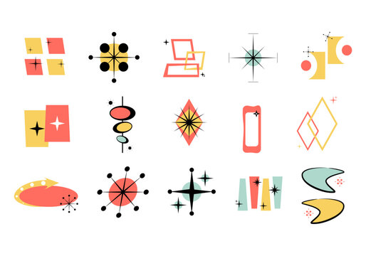 Atomic Mid Century Modern Element