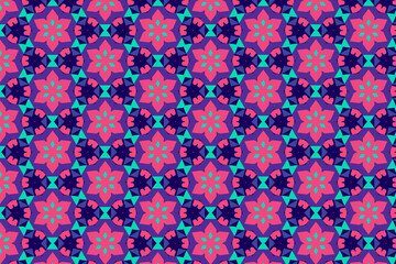 Oriental pattern for textiles, wallpaper, for use in graphics .