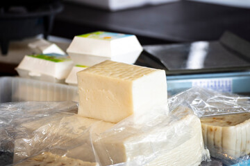 close-up of delicious carrot cakes