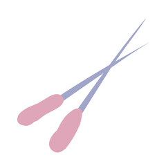 sewing tools vector illustration