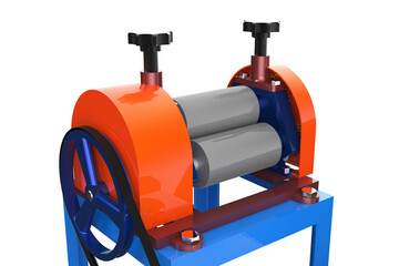 Portable Gasoline Sugarcane Juicer Machine for Fresh Juice Production - Essential Street Vendor and Market Equipment. Efficiently extracts delicious natural sweet juice from sugarcane stalks for