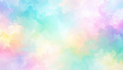 Abstract Pastel Watercolor Background