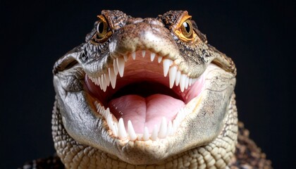 Obraz premium head of a crocodile