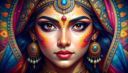 Fototapeta premium woman with makeup