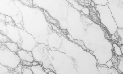 Elegant white marble surface with gray veining, perfect for luxurious interiors.