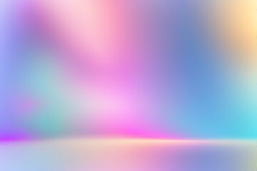 Fototapeta premium Pastel rainbow gradient background soft colors