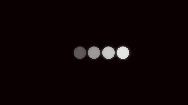 circle loding animation on a balck background.Beautiful Circle Loading icon animation.4k video icon beautiful circle lodading icon animation