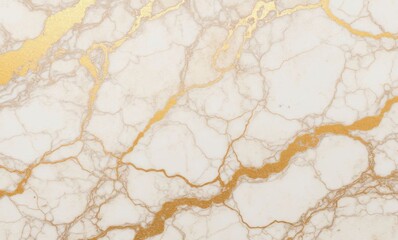 Elegant white marble with golden veins and intricate patterns