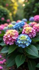 Obraz premium Vibrant flower cluster in sunlight