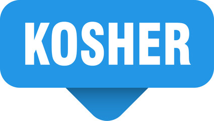 kosher sticker. kosher sign on transparent background
