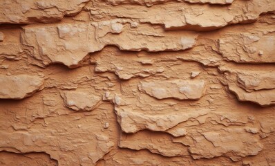 Textured orange wall with rugged, uneven surfaces resembling natural rock formations.