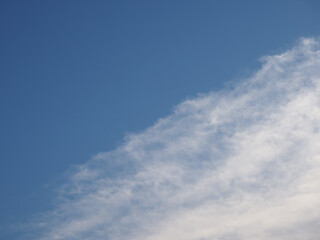 clouds over blue sky background