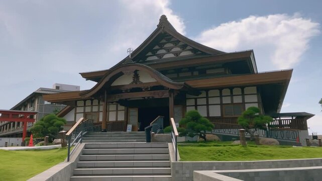 Our Lady of Akita Catholic Church with Japanese-inspired architecture at PIK 2 Jakarta Indonesia
