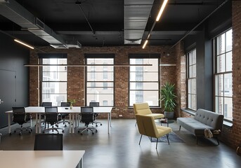 Fototapeta premium Interior of a modern office space