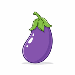 Perfect Hand Drawn Eggplant Illustration — Vintage Style Vegetable Sketch for Culinary and Design Use