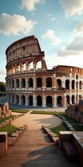 The grandeur of ancient Rome, captured in the modern era at the Colosseum