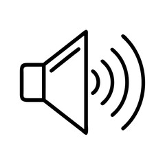 speaker icon vector illustration