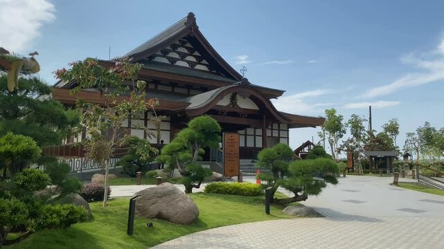 Our Lady of Akita Catholic Church with Japanese-inspired architecture at PIK 2 Jakarta Indonesia