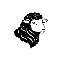 A Sheep Icon: A charming illustration of a sheep, the artwork embodies a sense of simplicity and rural charm.