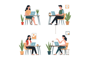 business people working together