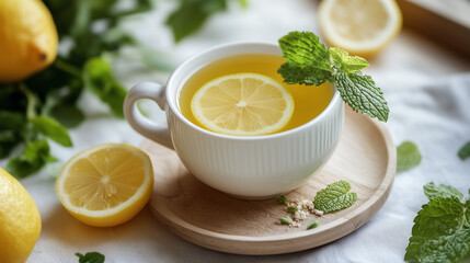 Lemon balm is known for its refreshing citrusy scent and calming properties.
