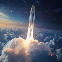 Zero-carbon footprint space launch systems utilizing renewable energy sources, efficient propulsion technologies, and eco-friendly materials to reduce the environmental impact of space exploration.