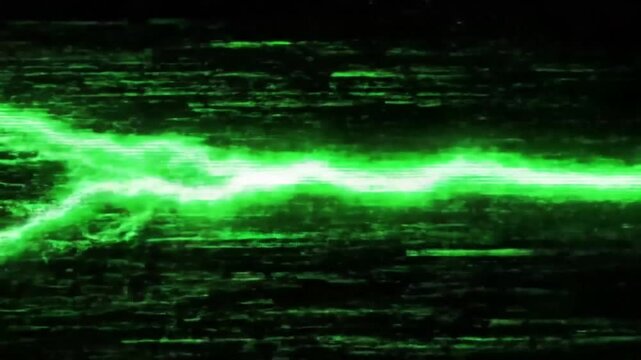 Power surge glitch with lightning burst and shake &ndash; high voltage green screen effect for glitch and VFX energy overlays

