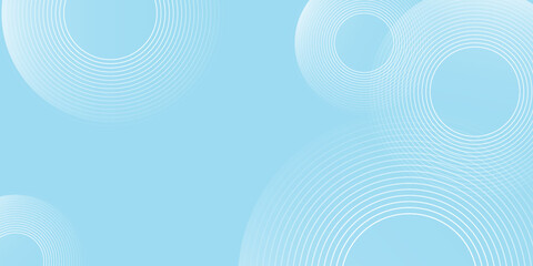 Modern abstract background, blue white gradations, circle effect,shape memphis, trendy , vector
