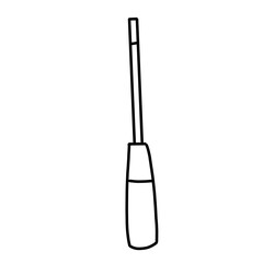 line vector carpentry tool