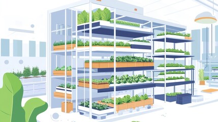 Indoor Vertical Farming: A Modern Approach to Sustainable Agriculture