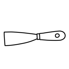 line vector carpentry tool