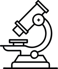 Microscope Icon - Vector Design