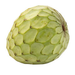 Obraz premium Cherimoya isolated on a transparent background
