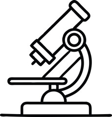 Microscope Icon - Vector Design